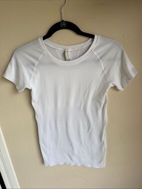 Athleta White Short-Sleeve Performance Tee